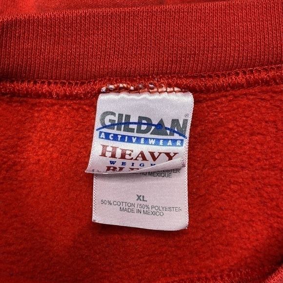 Gildan UW Wisconsin Red Crewneck Sweatshirt XL - Picture 3 of 6